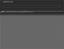 Tablet Screenshot of geobat.com